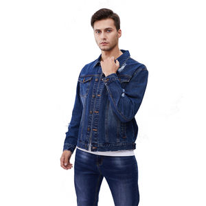 Nouvelle veste en jean en coton à capuche vintage pour homme, style décontracté, couleur unie, col à revers, fermeture éclair sur le devant, jeans - Product Image 4