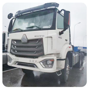 Howo 6x4 pneu neuf cabine tracteur lourd camions tête 371hp 375 Hp tracteur d'occasion prix tête camion tracteur d'occasion à vendre - Product Image 1