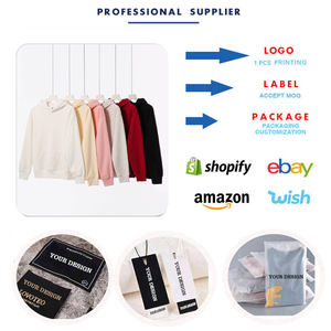 Sudaderas con capucha de alta calidad Heavy Fleece Drop-shoulder Impresión Bordado Puff Blanks Sudadera con capucha de moda para hombres y mujeres DDP Envío - Product Image 4