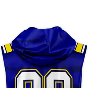 Conjuntos de uniformes de fútbol americano con capucha 7v7 sublimados impresos personalizados para equipos deportivos, transpirables de secado rápido - Product Image 3