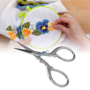 กรรไกรตัดด้ายสแตนเลสสำหรับอุตสาหกรรมดีไซน์หรูหรามีด้ามจับแฟนซีขายส่ง - Product Image 6