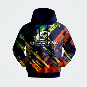 Sweat-shirts pour hommes en polyester de haute qualité, design unique, tissu doux, vêtements de rue, taille XL, col à capuche, motif uni, prix de gros - Product Image 3