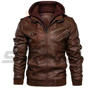 High Quality Leather <b>Jacket</b> For <b>Men's</b> Fashion <b>Men</b> Genuine Leather <b>Jackets</b> for wholesale price - Product Image 1