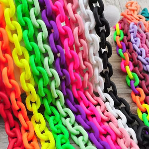 Pièce de conception liée décorative acrylique d'accent de mur de chaîne de résine artisanale pour la chambre artistique unique et la décoration à la maison - Product Image 1