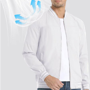 Custom Printed Logo Men's Bomber <b>Jacket</b> Solid Color Cotton & <b>Soft</b> <b>Shell</b> Winter Season Silk <b>Shell</b> Material Directly Manufactured - Product Image 2