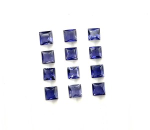 Iolite naturelle certifiée IGI pierre précieuse en vrac 2.50-5 MM pierre précieuse bleue pour la fabrication de bijoux Lot de 2.50-5 MM Iolite bleue - Product Image 5