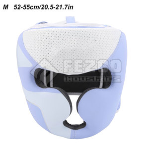 High Quality Leather MMA Boxing <b>Head</b> Guard with Custom Logo Design Breathable Sport Training Equipment - Product Image 2