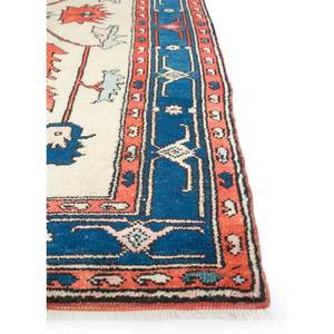 Alfombra de Lana Anudada a Mano Nuray Azul Pae-911, Grande, Rectangular, 9x12, con Diseño de Medallón para Pasillo, Decoración para Sala de Estar - Product Image 4