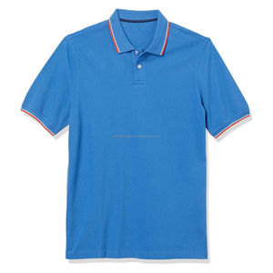 Polo de hombre de talla grande de calidad superior más vendido, camiseta transpirable de algodón y poliéster con logotipo personalizado, camiseta con diseño estampado de letras lavadas - Product Image 5