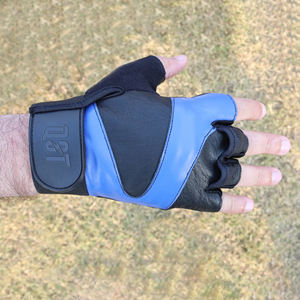 Gants d'entraînement en cuir à demi-doigts, fabrication directe, poignée antidérapante, paume respirante, pour la salle de sport, le cyclisme, l'haltérophilie, l'entraînement musculaire - Product Image 4