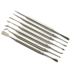 Juego de 7 Curetas Quirúrgicas de Acero Inoxidable para Implante Dental - Product Image 1