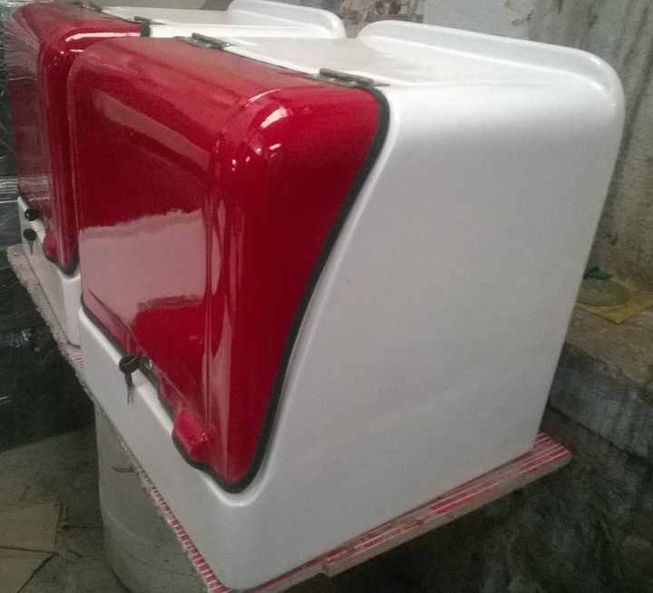2023 High Quality Motorcycle Tail Boxes for Bike Delivery for Food Parcels Couriers Laundry E-commerce & Pizza in India