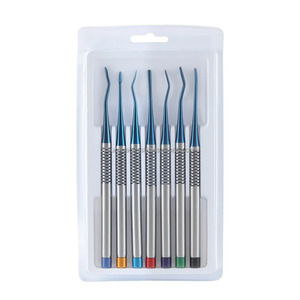 Kit de extracción Dental Manual de acero inoxidable de 7 Uds. Juego de instrumentos de implante de periotomo elevador de raíz para cirugía Oral - Product Image 5