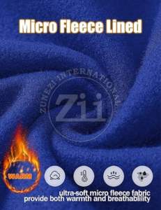 Sweats à capuche personnalisés en polaire d'hiver de haute qualité pour hommes sans cordon de serrage en coton vierge uni séchage rapide respirant léger - Product Image 5