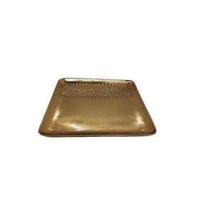 <b>Royal</b> Looking Rectangular Shape Home Hotel Restaurant Table Dinnerware Food Serving Metal Trays <b>Catering</b> Equipment - Product Image 4