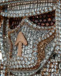 Pendentif Crâne en Argent 925 avec Diamants Baguette de Luxe, Bijoux Hip-Hop pour Rappeur, Pendentif Moissanite Personnalisé Iced Out - Product Image 6