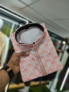 Trabajo de bordado de secuencia de ganchillo listo con tela de mezcla de algodón de lino impresa digital Kurt's - Product Image 4