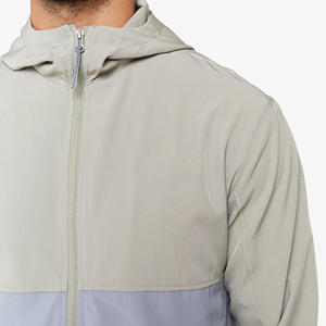 Survêtements unisexes pour hommes de haute qualité à bas prix, style streetwear, blocs de couleur, à capuche, imprimés, coupe-vent, ensemble 2 pièces - Product Image 5