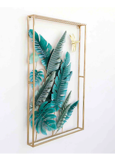 Ak – Figurine combinée moderne et Antique, en fer forgé, banane, métal, maison d'art, chalet, bureau à domicile | Couleur: vert - Product Image 4