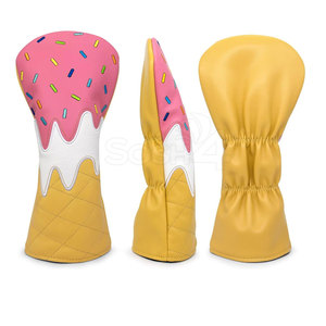 OEM Service Low MOQ Waterproof PU Leather Sports Wear Golf <b>Head</b> <b>Cover</b> Custom Made Size Hot Selling Low Price - Product Image 1