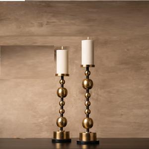 Ensemble chaud de 3 piliers de bougie en métal T Light bougeoir en aluminium plaqué argent pour décor de mariage bougeoir de table de luxe - Product Image 6