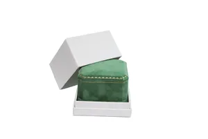 Large 75x75x57mm Engagement Ring Display Box Protective <b>Jewelry</b> <b>Storage</b> Solution for Rings & Accessories - Product Image 4