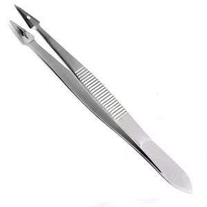 Pince à épiler droite Carmalt Splinter finition Dall pince à épiler Carmalt en acier allemand pour chirurgie - Product Image 6