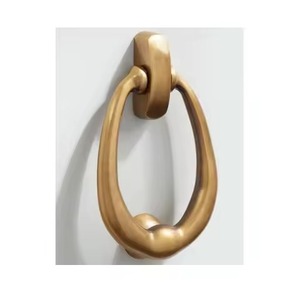 Poignée de porte rustique moderne en fonte, décoration de porte d'entrée, anneau de porte, quincaillerie d'entrée de villa, Diwali - Product Image 1