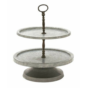 Manufacturer & Wholesaler Metal Iron Galvanized <b>Cake</b> Serving <b>Stand</b> Metal Iron Galvanized 3 Tier <b>Cake</b> <b>Stand</b> - Product Image 6