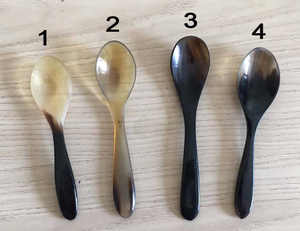 Ensemble de couverts modernes faits à la main en corne écologique pour la vente en gros - Product Image 3