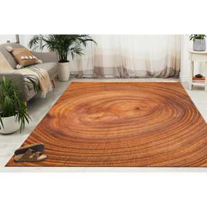 Alfombra Estampada: Diseño Moderno de Tronco de Árbol para la Elegancia del Hogar, Alfombra de Chenilla - Product Image 5