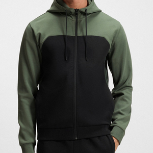 Conjunto de Sudadera con Capucha y Pantalones Deportivos de Forro Polar Suave para Hombre, Diseño Colorblock 2026 / Conjunto de Sudadera con Capucha y Pantalones Deportivos de Forro Polar Cálido para Hombre, Diseño Colorblock - Product Image 5