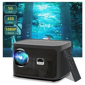 Topfoison m8 Projector Hot Selling 2024 Best New Home Smart Auto Focus Proyector TV video Wireless Wifi Bluetooth 4K Projector