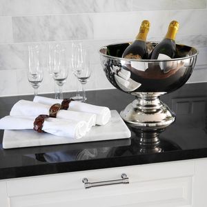 Maxfresh ชามน้ำแข็งโลหะขนาดใหญ่สำหรับทำไวน์คูลเลอร์ถ้วยน้ำแข็งแชมเปญทำจากสแตนเลสสำหรับงานเฉลิมฉลอง - Product Image 1