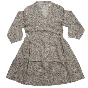 AOP Point Coton Polyester Mixte Imprimé Personnalisé Robe d'été pour filles Décontracté T-shirt à manches longues - Product Image 2