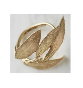New Arrival Metal Napkin Rings Handmade Brass Napkin Holder Customized Logo <b>Wedding</b> Decorative <b>Tissue</b> Rings New 2026 Design - Product Image 4