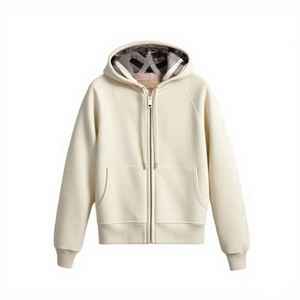 custom High Quality Soft Cotton <b>Zip</b>-<b>up</b> <b>Jacket</b> for Women Custom Logo Hoodie Casual for Winter Autumn hoodie - Product Image 2