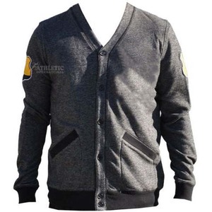 Prix de gros personnalisé Sororité et Fraternité Broderie Imprimé Lettre Collège Cardigan Pull Respirant Longs Chandails Hommes - Product Image 4