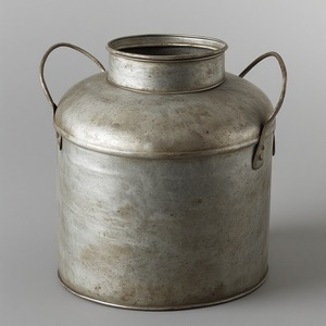 Boîte à lait galvanisée de style vintage artisanale avec corps durable, parfaite pour les cuisines, le jardin, l'extérieur, le café, la décoration traditionnelle - Product Image 2