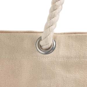 Grand sac de plage en toile avec poignées en corde fantaisie RP260 - Sac de shopping élégant et stylé - Product Image 5