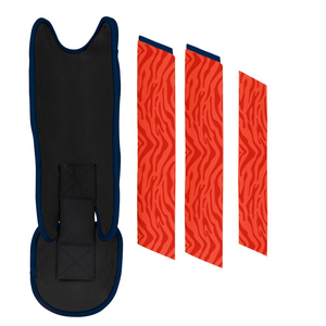 Protectores de Pierna de Béisbol de Cuero al por Mayor para Cobertura Completa de Pantorrilla, Protección de Espinilla con Paneles Extendidos, Protección Profesional Ligera - Product Image 6