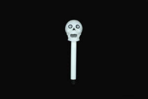 Decorative <b>Light</b> 14inch Halloween Skull <b>Solar</b> <b>Stake</b> for <b>Garden</b> Collection Outdoor Home Decoration Yard Lawn Pathway Lamp - Product Image 5