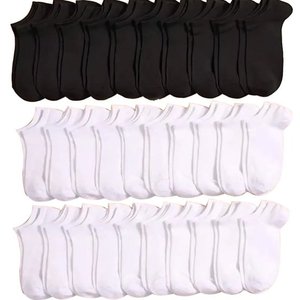 Chaussettes déodorantes basses respirantes pour hommes 10/20/30/40/50 paires-Évacuation de la transpiration Confortable Summer Wear - Product Image 2