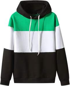 Sweat à capuche d'hiver décontracté surdimensionné pour homme de haute qualité avec fermeture éclair, design uni brodé, polyester/coton, logo personnalisé, poches avant - Product Image 3