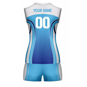 Venta al por mayor de uniformes de voleibol para hombres de calidad superior conjuntos de ropa deportiva de secado rápido técnicas impresas tamaño adulto - Product Image 3