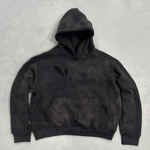 ชุดวอร์มผู้ชายสไตล์วินเทจสตรีทแวร์ ผ้าคอตตอนหนานุ่ม คุณภาพสูง ทรงโอเวอร์ไซส์ ลวดลายฟอกสี พร้อมงานปัก 3 มิติ แบบ 2 ชิ้น - Product Image 2