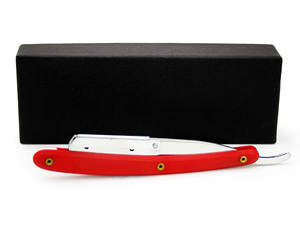 Rasoir à gorge droite de style vintage SHAVETTE RASOI manche en bois lame en acier inoxydable pour le rasage humide Salons de coiffure - Product Image 4