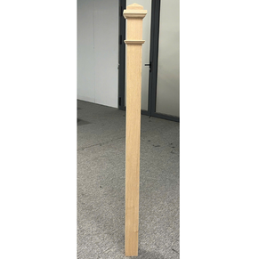 Poteau d'escalier en chêne rouge Durable et écologique Pièces d'escalier en bois massif Modèle 4075 Fabrication sur mesure disponible Certifié FSC - Product Image 4