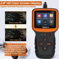 Escáner de Diagnóstico de Vehículos RAT V317, Lector de Códigos de Verificación de 12v, Herramienta de Escaneo OBDII/EOBD, Garantía de 6 Meses, Universal, Multi-Idioma