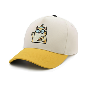 Gorra de béisbol de 5 paneles estructurada en dos tonos de bajo impuesto, ala curva, logotipo bordado personalizado, hebilla, sombrero deportivo para hombres y mujeres, gorras de vacaciones - Product Image 4